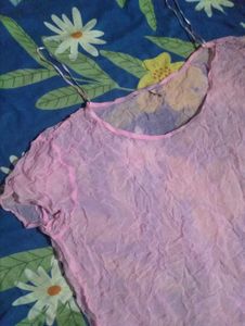 Sheer Pink Cami Top