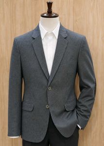 Men’s Premium Grey Checkered Blazer