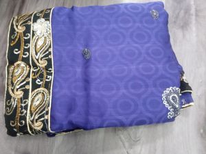 Elegant  Sequined Saree ( fix price)