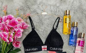 Calvin Klein Black Lightly padded Bra