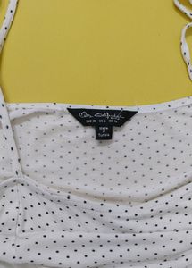 Polka Dot Playsuit / Romper - Size UK 10