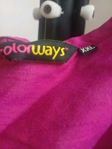 Embroidered dark Pink Kurta