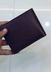 Levi's Brown Leather Bi-fold Wallet