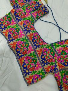 Vibrant Embroidered Ethnic Blouse