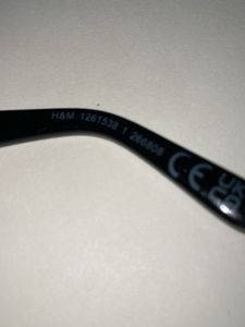 H&amp;M Black Chunky Frame Polarised Sunglasses