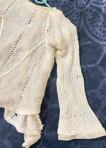 Aesthetic Crochet winter top