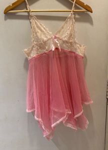 Lace Trim Babydoll Nightie