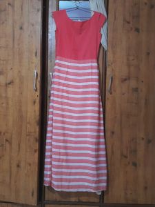 XS Pink Striped Dress