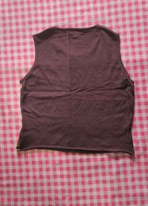 sequin embroidered vest