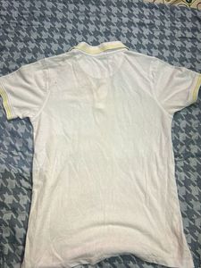 Men's White Polo T-Shirt