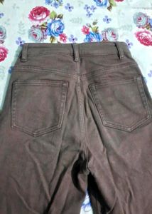 Brown Wide Leg Jeans