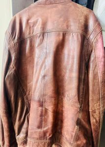 Aditi Wasan Brown Leather Jacket
