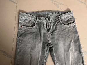 Gray Denim Jeans