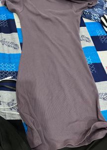 Chic Purple Bodycon Dress