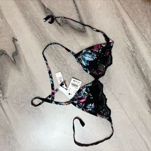 Floral Bikini Top - New with Tag