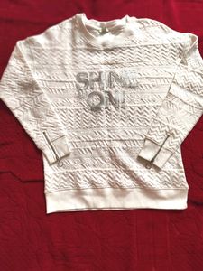 DNMX WHITE SWEATSHIRT