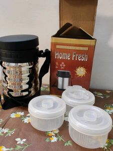 Home Fresh Stainless Steel Food Carrier (New)