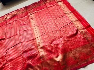 New  Red south indian Saree
