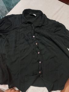 Elegant Sheer Black Blouse