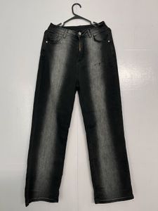 Stylish Unisex Wide Leg Denim Jeans