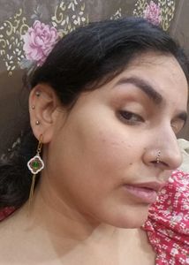 Anti tarnish Elegant Gold &amp; Emeral