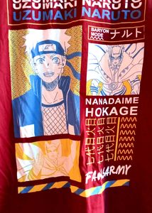 Naruto Printed Tshirt (For Both Man And Woman)