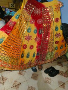 beautiful Georgette lehenga choli dupatta set