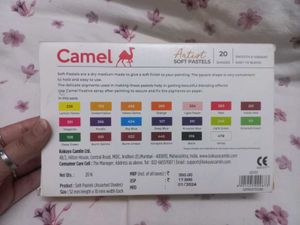 Camel Artist Soft Pastels - 20 Vibrant Shades