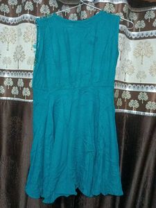 Teal Blue Embellished Dress