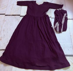 Georgette Anarkali Set