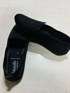 Black Loafer Style Flats