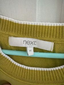 Next-Mustard Yellow Sleeveless Top (L
