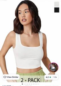 Pack of 2 Tank Crop Top