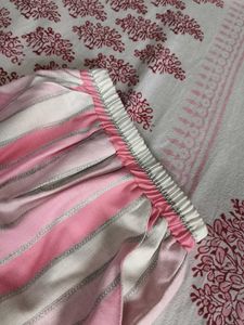 Baby Divas Girl Pink Striped Co-ord Set