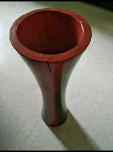 Red &amp; Purple Glitter Vase (Set of 2)