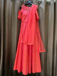 Long Dress With Matching Dupatta