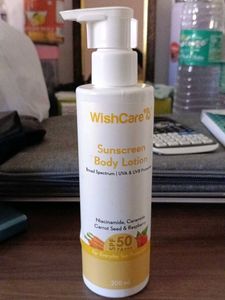 WishCare Sunscreen Body Lotion SPF 50