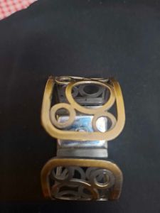 Vintage Gold-Tone Cuff Watch