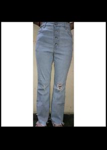 Ripped Light Wash Jeans