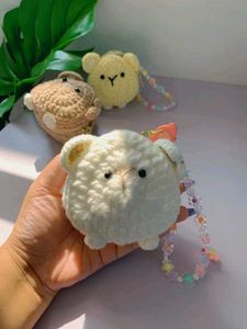 mini earbud cover bag hanging 😊