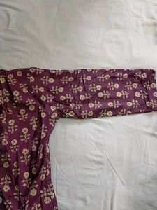 Printed halter neck design and back tie up
