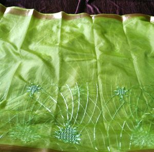 Raksha Bandhan Special Green Saari