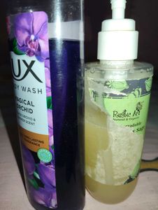 Lux Body Wash &amp; Mamaearth Lip Balm and shampoo