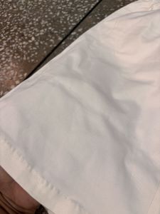 White Cargo Skirt