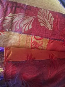 pretty silk blend saree