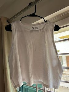 Classic White Sleeveless Tank Top