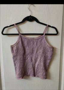 Smocked Spaghetti Strap Tank Top