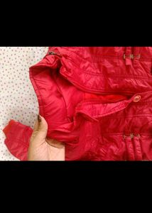 Red Quilted Jacket