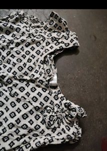 Chic Geometric Print Sleeveless Dress