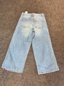 Authentic Zara Girls' Cropped Denim | Side Slit
